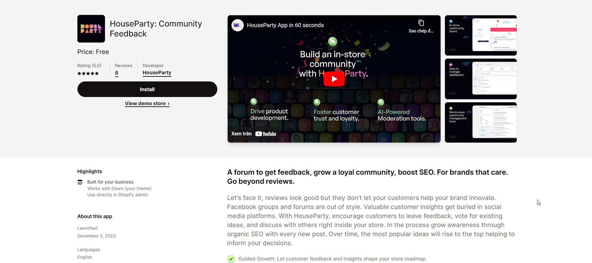 HouseParty: Community Feedback